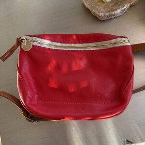 Clare V. Poppy Leather Fanny Pack